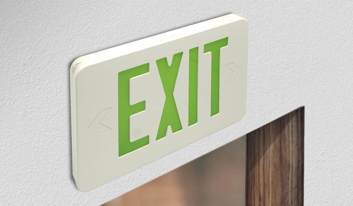 Exit Lighting Inspection Sticker Emergency Exit Lighting Installation, Inspection & Service